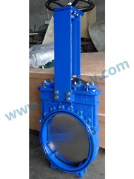 API/DIN cast iron lug knife gate valve